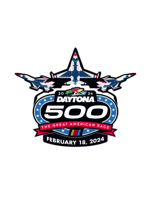 2024 Daytona 500 Flyover Layered Hatpin Pit Shop Official Gear