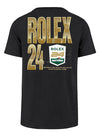 Rolex 24 Black T-Shirt by '47 Brand - Back View