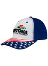 Daytona American Flag Bill Hat - Angled Left Side View