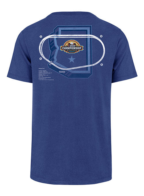 Phoenix Raceway Track Outline T-Shirt by '47 Brand - Back View