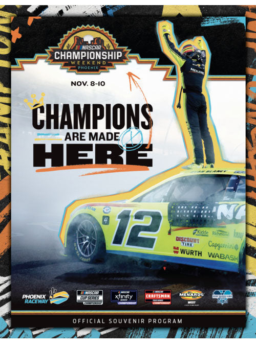 2024 Championship Weekend Official Program - Front View