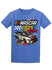 2025 Youth NASCAR Schedule T-Shirt - Front View