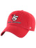 Iowa Red Clean Up Hat by '47 Brand - Angled Left Side View
