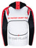 Iowa Speedway Long Sleeve Sublimated Hoodie in Red, White and Black - Back View