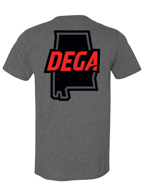 Talladega State Outline Logo Drop T-Shirt - Back View