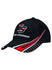 Youth Iowa Razor Hat in Black and Red - Angled Left Side View