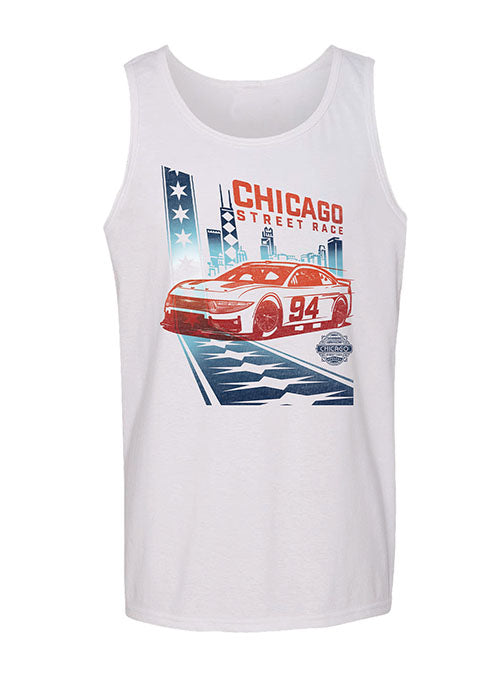 Chicago Street Race Tank Top - Front View