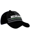 Michigan Tonal Americana Hat in Black - Angled Right Side View