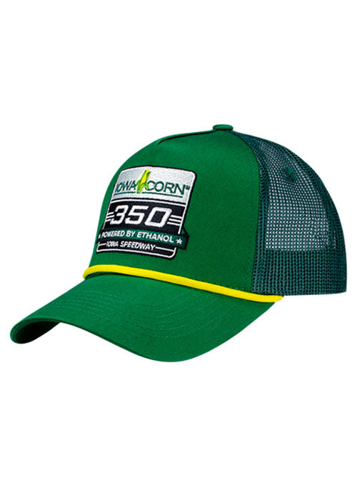 2024 Iowa Corn 350 Rope Hat in Green - Angled Left Side View