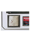 Bowman Gray Stadium Framed Collage with Authentic Guardrail - Zoomed in Guardrail View