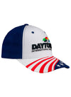 Daytona American Flag Bill Hat - Angled Right Side View