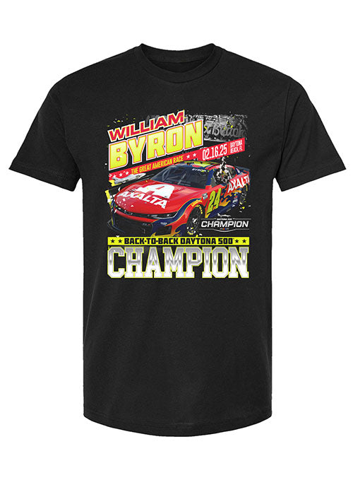 William Byron 2025 Daytona 500 Champion T-Shirt - Front View