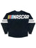 Ladies NASCAR Striped Sleeve Spirit Jersey - Back View