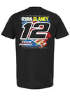 Ryan Blaney Patriotic T-Shirt - Back View