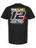 Ryan Blaney Patriotic T-Shirt - Back View