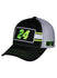 William Byron Striped Trucker Hat - Angled Left Side View