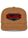 Talladega Khaki Corduroy Hat - Front View