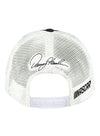 Denny Hamlin Striped Trucker Hat - Back View