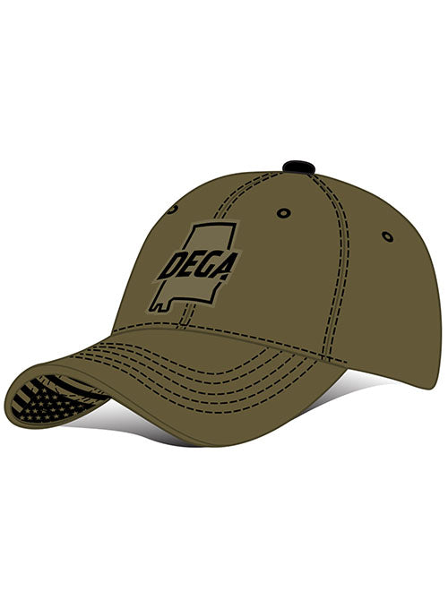 Talladega Military Americana Hat - Angled Left Side View