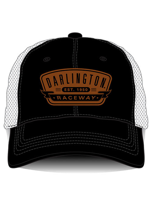 Ladies Darlington Leather Patch Hat - Front View