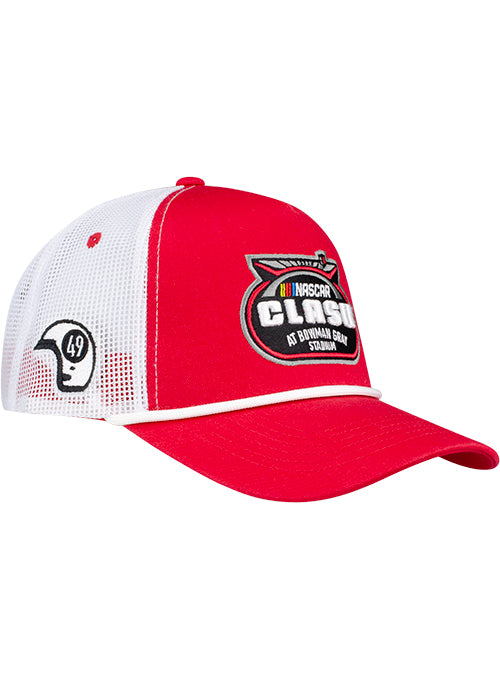 2025 Clash at Bowman Gray Stadium Rope Hat - Angled Right Side View