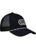 Bowman Gray Black Rope Hat - Angled Right Side View