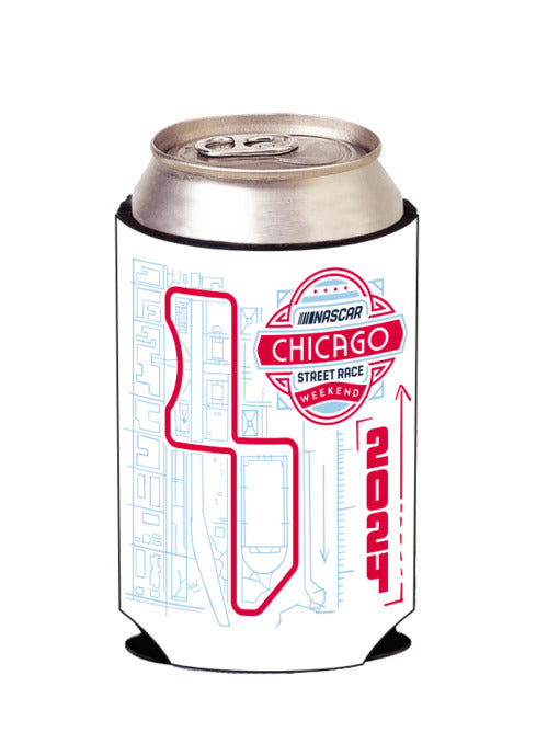 2024 Chicago Street Race 12 oz Can Cooler