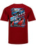 2024 Chicago Street Race Double Header T-Shirt in Red - Back view