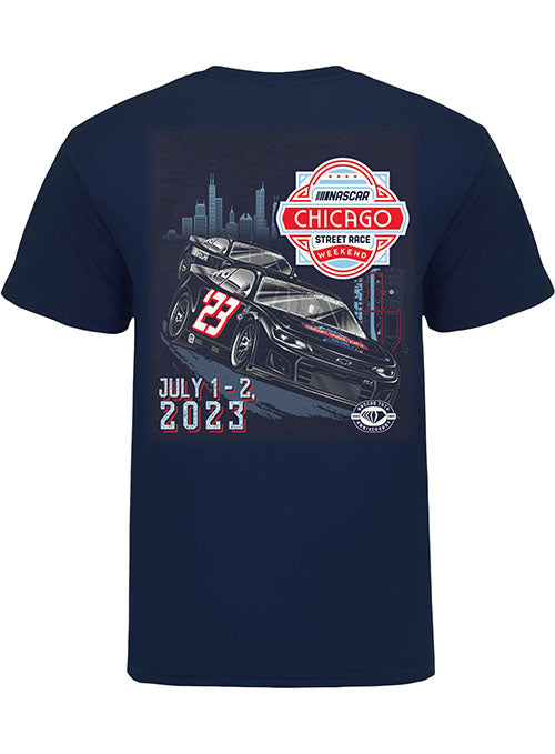 Chicago Street Race Track Outline T-Shirt