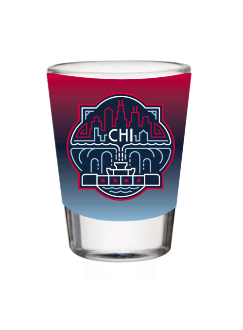 Chicago Street Race Shot Glass