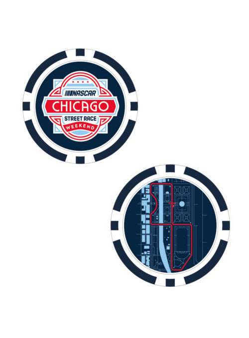 Chicago Street Race Poker Chip