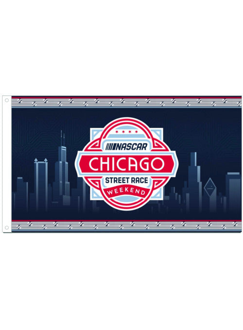 Chicago Street Race 3x5 Flag