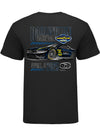 2025 Goodyear 400 Ghost Car T-Shirt - Back View