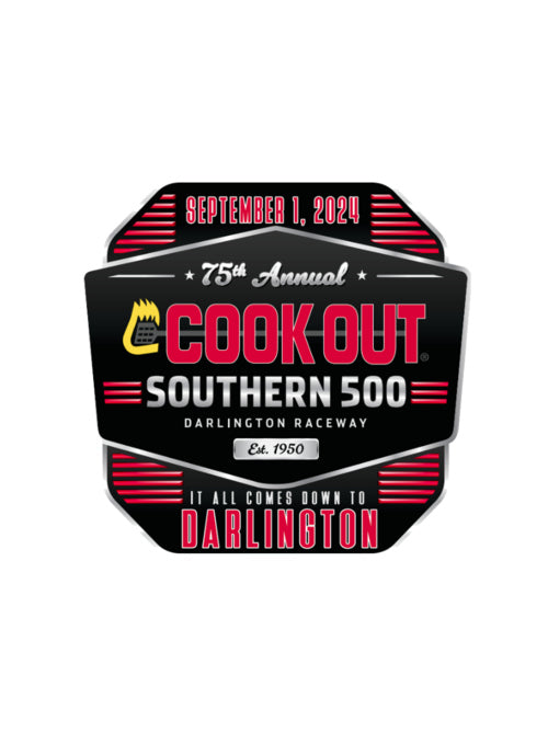 2024 Cookout Southern 500 Layered Hatpin