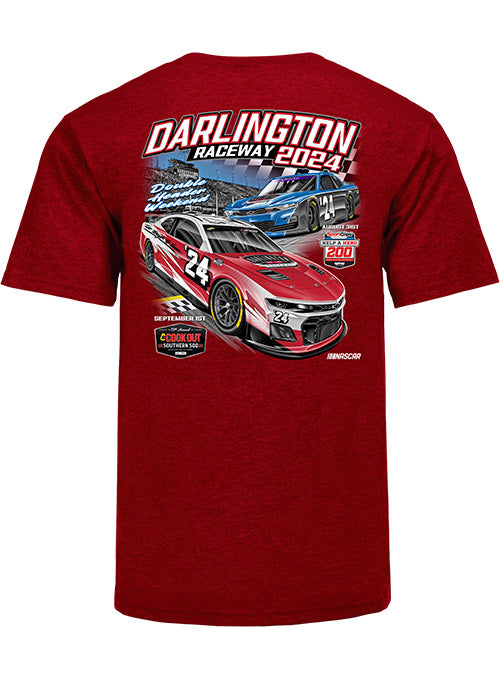 2024 Southern 500 Double Header T-Shirt - Back View