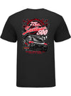 2024 Cookout Southern 500 Ghost Car T-Shirt - Back View