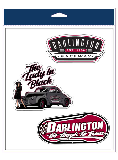 Darlington Raceway 3 Pack Decal