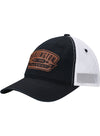 Ladies Darlington Leather Patch Hat - Angled Left Side View