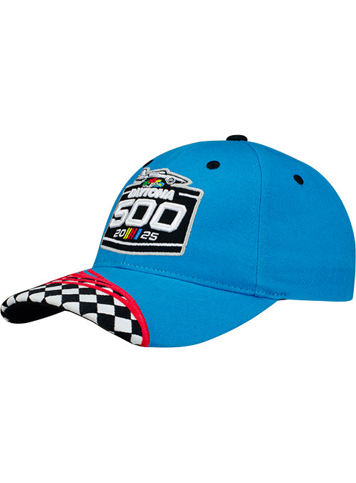 2025 Daytona 500 Checkered Hat - Angled Left Side View