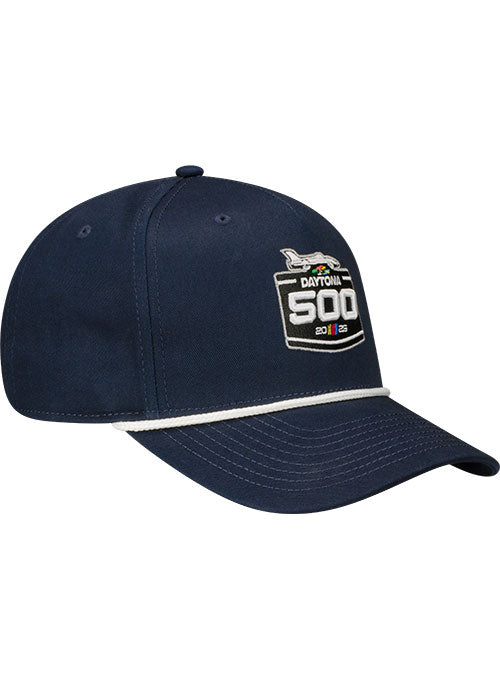 2025 Daytona 500 Navy Rope Hat - Angled Right Side View