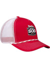 2025 Daytona 500 Red Rope Hat - Angled Right Side View