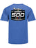 2025 Daytona 500 Logo Drop T-Shirt - Blue - Back View