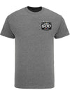 2025 Daytona 500 Logo Drop T-Shirt - Gray - Front View