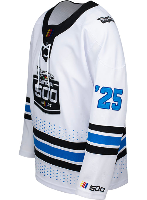 2025 Daytona 500 Hockey Jersey - Angled Left Side View