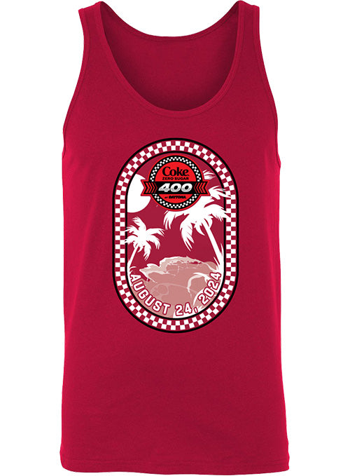 2024 Coke Zero Sugar 400 Tank Top - Front View