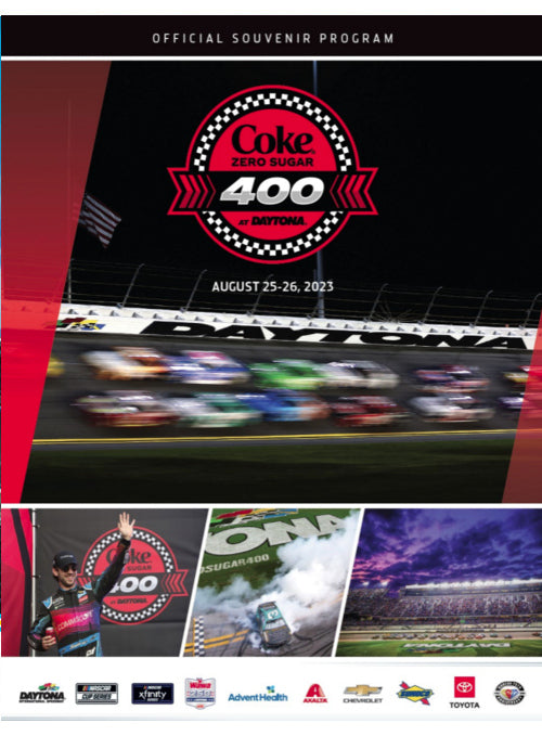 2023 Coke Zero Sugar 400 Official Program - Front View