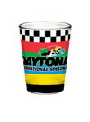 Daytona Striped Shot Glass