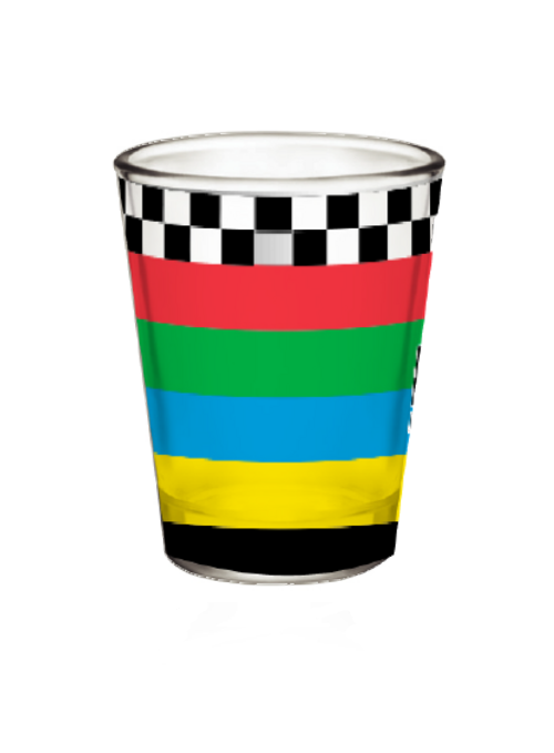 Daytona Striped Shot Glass