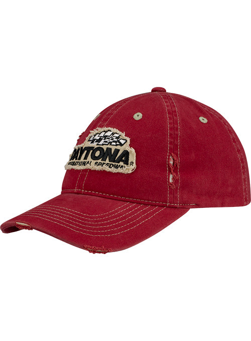 Ladies Daytona Vintage Distressed Hat - Angled Left Side View