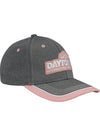 Ladies Daytona Heather Pink Hat - Angled Right Side View